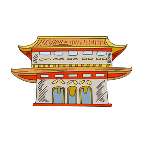 Pagoda clipart