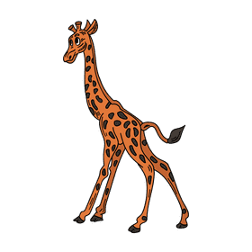 Africa Giraffe clipart
