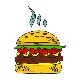 United States of America Cheeseburger clipart