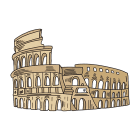 Europe Coliseum clipart