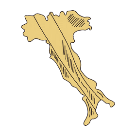 Europe Italy map clipart