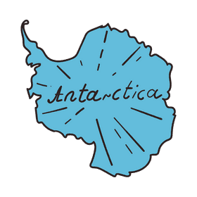 Antarctica Map clipart
