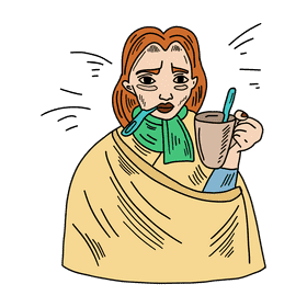 Sore throat clipart