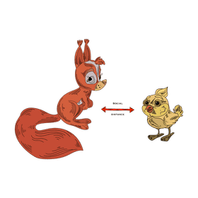 Social distancing clipart