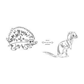 Social distancing black and white clipart