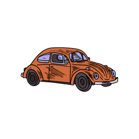 Vintage car clipart