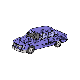 Vintage car clipart