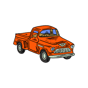 Vintage car clipart
