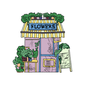 Grocery store Flowers clipart