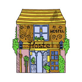 Grocery store Hostel clipart