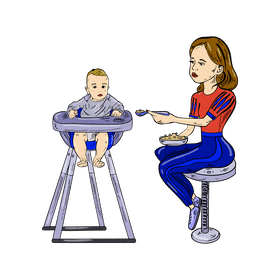 Babysitter clipart