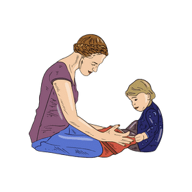 Babysitter clipart