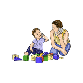 Babysitter clipart