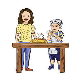Babysitter clipart