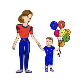 Babysitter clipart