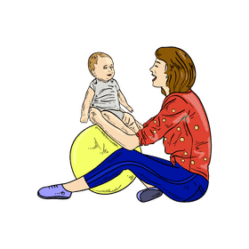 Babysitter clipart