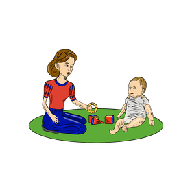 Babysitter clipart