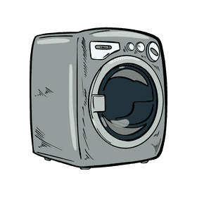 Washing machine clipart