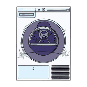 Washing machine clipart