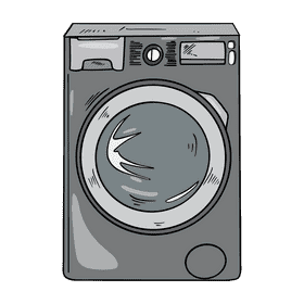 Washing machine clipart