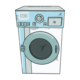 Washing machine clipart