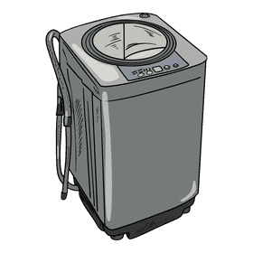 Washing machine clipart