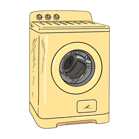 Washing machine clipart