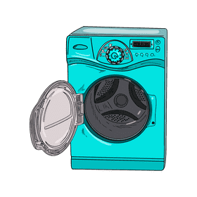 Washing machine clipart
