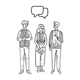 Brainstorm black and white clipart