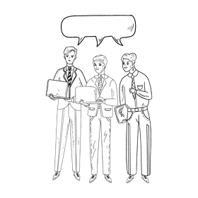 Brainstorm black and white clipart