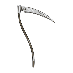 Scythe clipart