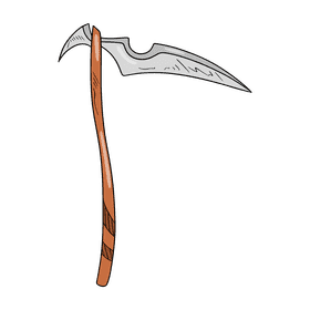 Scythe clipart