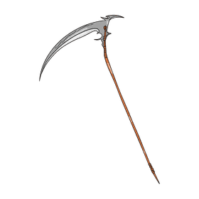 Scythe clipart
