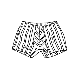 Briefs black and white clipart