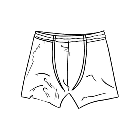 Briefs black and white clipart