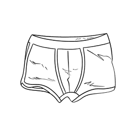 Briefs black and white clipart
