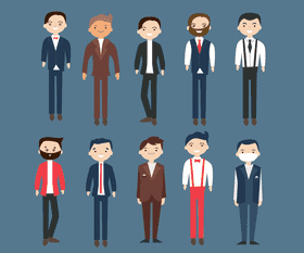 Groom vector