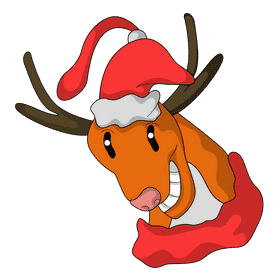 Christmas ornament rudolph clipart