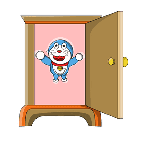Doraemon anywhere door clipart
