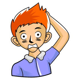Emotion nervous clipart