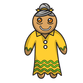 Gingerbread Grandmother clipart