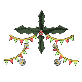 Jingle bells decoration clipart