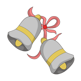 Jingle bells ornament clipart