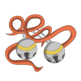 Jingle bells twins bells clipart