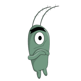 Plankton proud clipart