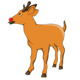 Rudolph eat clipart