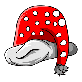 Santa dot motive clipart