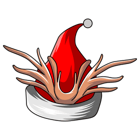 Santa rudolph clipart