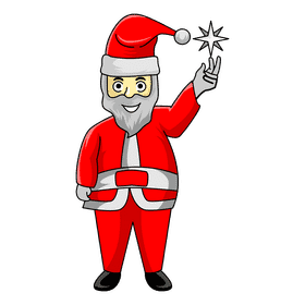 Santa claus xmas clipart