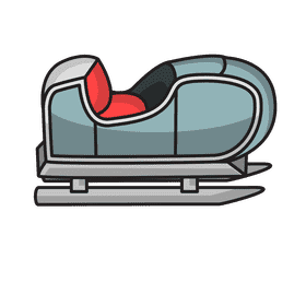 Sleigh Minimalist clipart